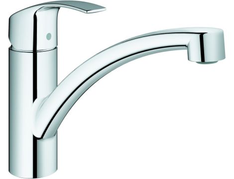 Bateria kuchenna stojąca Grohe Eurosmart 33281002 srebrny