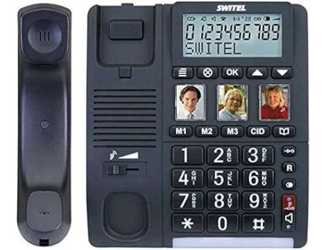 Switel TF550 Telefon przewodowy z dużymi przyciskami - 3