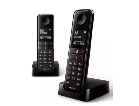 Telefon Bezprzewodowy Philips D4702B/34 Duo 1,8"