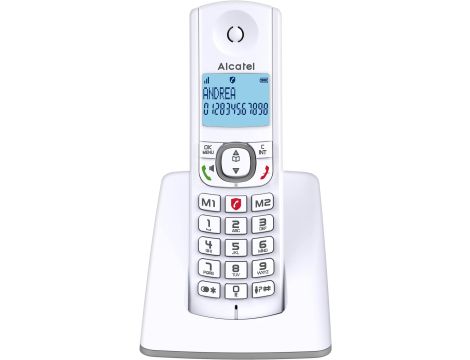 Telefon bezprzewodowy Alcatel F530 biały - 2