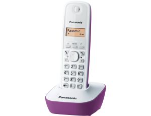 Panasonic KX-TG1611FRF DECT telefon bezprzewodowy fioletowy/biały - image 2