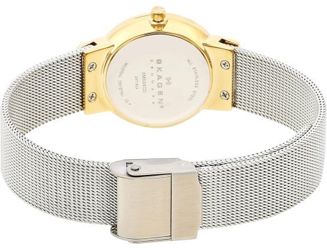 Zegarek damski Skagen Classic 358SGSCD Srebrny złoty mały klasyczny - 3