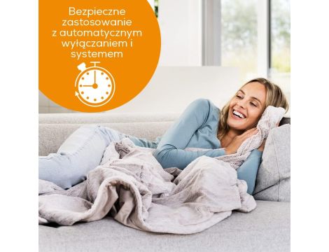 Koc elektryczny Beurer - wkład rozgrzewający HD75 beże i brązy 100 W - 8