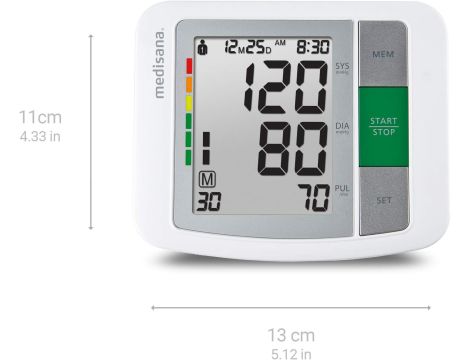 Ciśnieniomierz elektroniczny Medisana BU 510 na ramię - 3