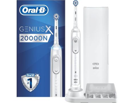 Oral-B Genius X 20000 White szczoteczka elektryczna biała - 2