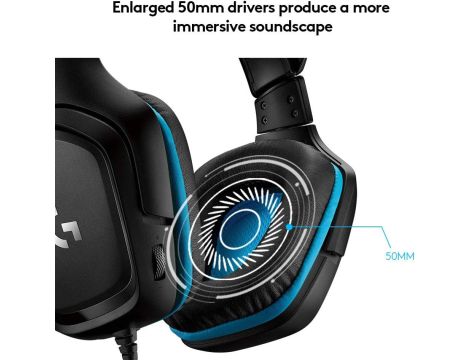 Słuchawki nauszne Logitech G432 Surround Sound Gaming - 3