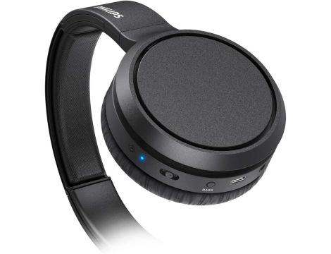 Słuchawki Nauszne bezprzewodowe PHILIPS TAH5205BK/00 Bluetooth 5.0 Czarne - 4