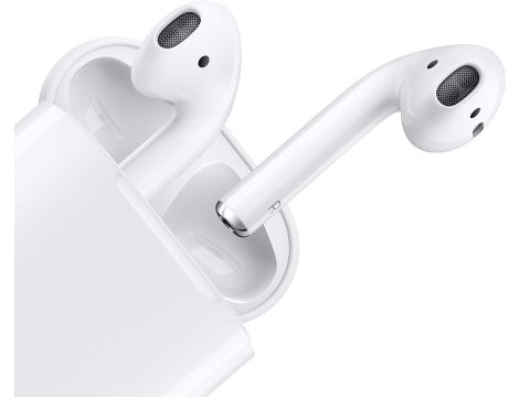 Słuchawki douszne APPLE AirPods II Biały ODNOWIONA PRAWA - 4