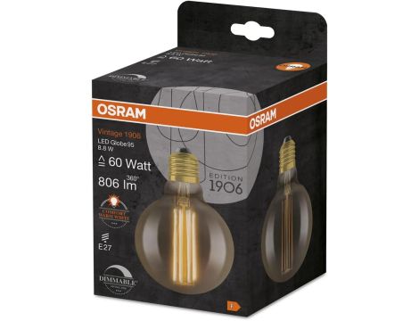 Żarówka Osram Vintage LED DIM 60 8,8W 2200K E27 - 4