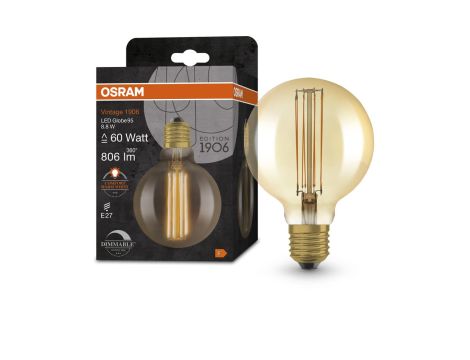 Żarówka Osram Vintage LED DIM 60 8,8W 2200K E27