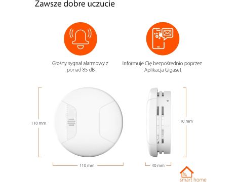 Smart czujnik dymu Gigaset Smoke Sensor 2.0 ONE X - 3