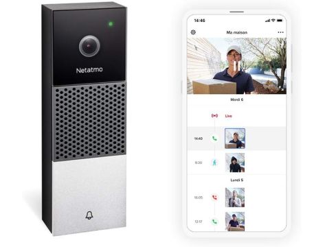 Wideodomofon Netatmo 0001147130 czarny - 2