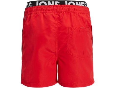 JACK & JONES JUNIOR Szorty kąpielowe Chłopcy - chińska czerwień - 2