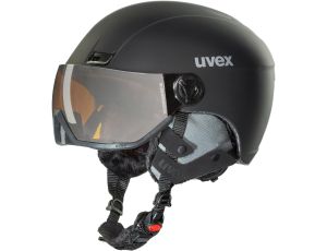 Kask narciarski UVEX  HLMT 400 visor 58-61 black mat