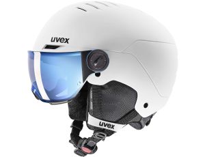 Kask narciarski Uvex Rocket Jr Visor Black Mat r. 54 - 58 cm BIAŁY - image 2