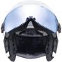 Kask narciarski Uvex Rocket Jr Visor Black Mat r. 54 - 58 cm BIAŁY - 6