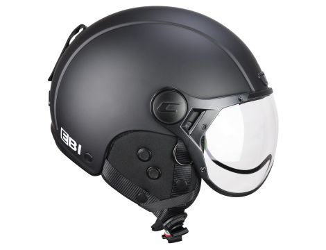 Kask narciarski EBI CGM unisex z szybką EBI Vintage zielony matowy M 57-58