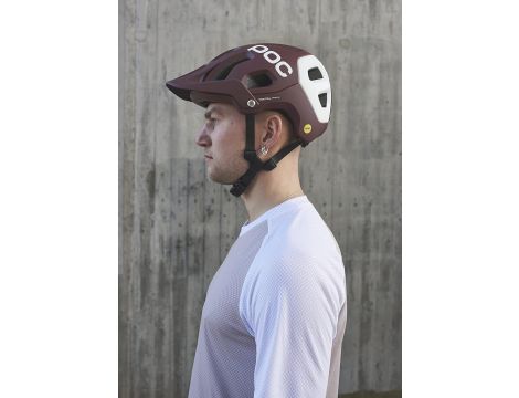 Kask rowerowy MTB POC Tectal Race MIPS garnet white matt 55-58 cm (M) - 6