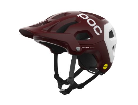 Kask rowerowy MTB POC Tectal Race MIPS garnet white matt 55-58 cm (M)