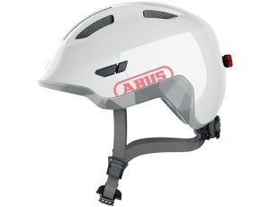 Kask rowerowy dziecięcy ABUS SMILEY ACE Led 3.0 M 50-55 Shiny White