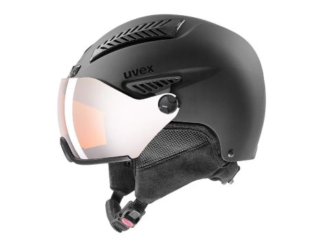 KASK narciarski Uvex HLMT 600 Visor Black Mat 55 - 57 cm lasergoldlite S2