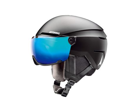 Kask narciarski ATOMIC SAVOR VISOR STEREO 59 - 63 cm BLACK czarny