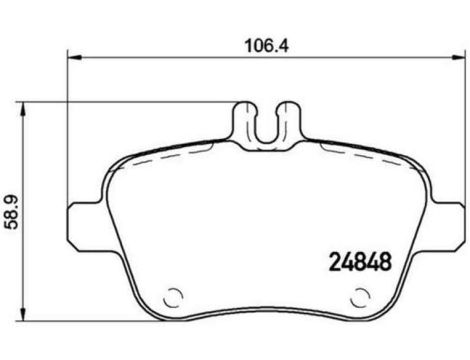 KLOCKI HAMULCOWE BREMBO BRE P50140 - 4