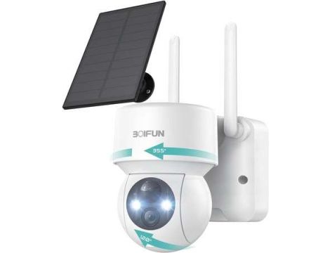 KAMERA NADZORU BOIFUN DQ201 2K WIFI 360° 10000 MAH INTELIGENTNA NA ŻYWO