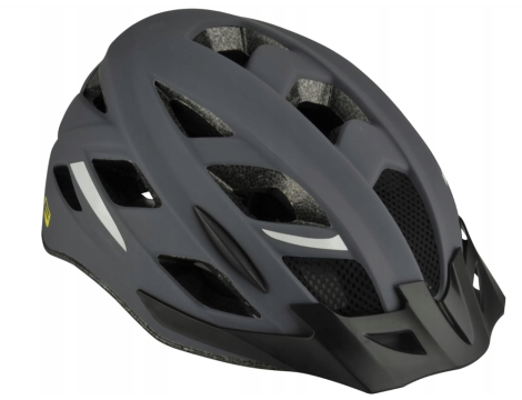 Kask Rowerowy Miejski FISCHER Urban L/XL 58-61cm Grafitowy