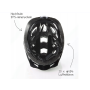 Kask Rowerowy Miejski FISCHER Urban L/XL 58-61cm Grafitowy - 3