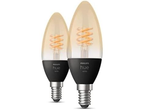 Philips Hue White Żarówka Filament C37 2xE14 retro możliwość przyciemniania - 2