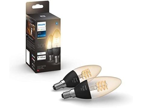 Philips Hue White Żarówka Filament C37 2xE14 retro możliwość przyciemniania - 5