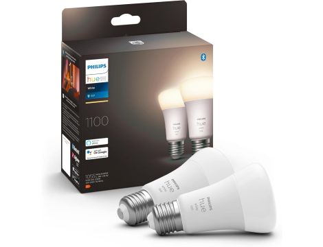 Philips Hue White Żarówka 2xE27 1100lm, 8W (75W) możliwość przyciemniania - 2