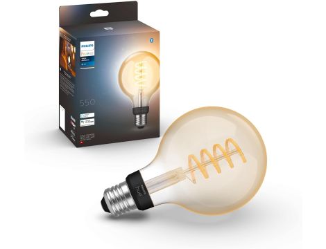 Philips Hue White ambiance Żarówka Filament G93 E27 retro Edisona - 2