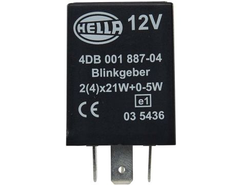 HELLA 4DB 001 887-041 Przekaźnik kierunkowskazów - 12V - 5