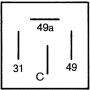 HELLA 4DB 001 887-041 Przekaźnik kierunkowskazów - 12V - 5