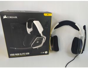 Słuchawki nauszne Corsair Void Elite RGB USB biały - image 2