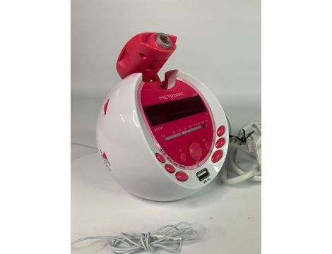 Radio sieciowe FM Metronic Pop Pink budzik - 3